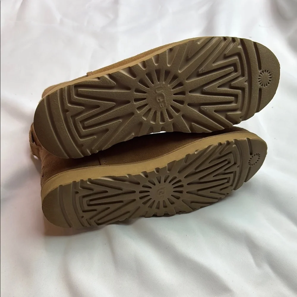 UGG Cory II Genuine Shearling‎ Lined Chestnut Suede Boots